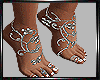 (E) Silver Tatoo Feet