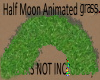 Half moon animated grass