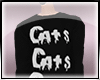 *S Cats Sweater Black
