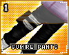 !T Sumire black pants