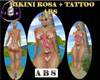 [SM] BIKINI ROSA +TATTOO