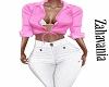 𝓩- Pink/White Outfit