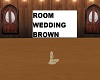 ROOM WEDDING BROWN