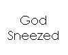 God Sneezed