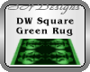 DW Green Square Rug