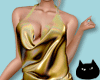0123 Gold Drape Dress