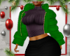 Holiday Babe Green Fur