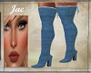 J~DENIM THIGH HIGH BOOTS