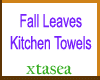 Fall Leaves Dish Towels