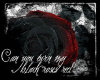 red rose turing black