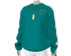 Teal Sweater + Necklace