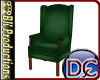 BK Wingback Chair Green