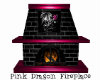 Pink Dragon Fireplace
