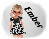 Girls CowPrint Dress