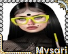 Nerd Glasses  Yellow