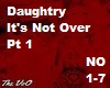 It's Not Over-Daughtry