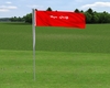 TOP GOLF FLAG RED