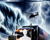 Trucker storm background