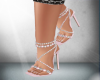 Pink crystal heels