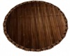 Wood bamboo floor circle