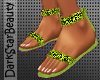 -Gli Green Sandals-