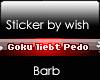 Vip Sticker Goku liebt