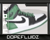 |DF| Green Jordan 1s