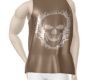 TAN SKULL TANK