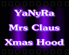 IYIMrs Claus Xmas Hood