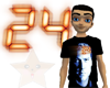 24 Black Baggy T
