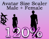 120% - Avatar Scaler