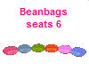 *A*Beanbags 6 seater