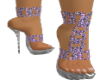 purple gem chain shoe 