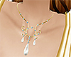 Gold Dmnd Pearl Necklace