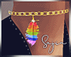 S! Rainbow Feather Chain