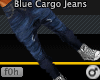 f0h Blue Cargo Jeans