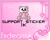 E) 1K Support Sticker