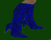 dark blue knee boots