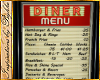 I~Diner Menu