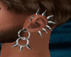Earrings Spikes Rocker