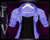 ~F~Shirt w/Jacket Purple