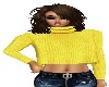 CROPPED YELLOW SWEATER