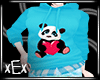 xEx Blue Panda Hoodie v1