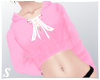 *S* Crop Sweater [Pink]