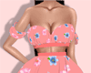 Coral Blossom Dress