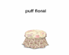 puff floral 