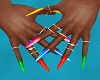 FG~ Multicolored Nails