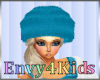 Kids Blue Fur Winter Hat