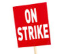 on strike sign