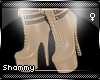 ☠ Militia Boots Beige